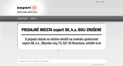 Desktop Screenshot of expert.sk